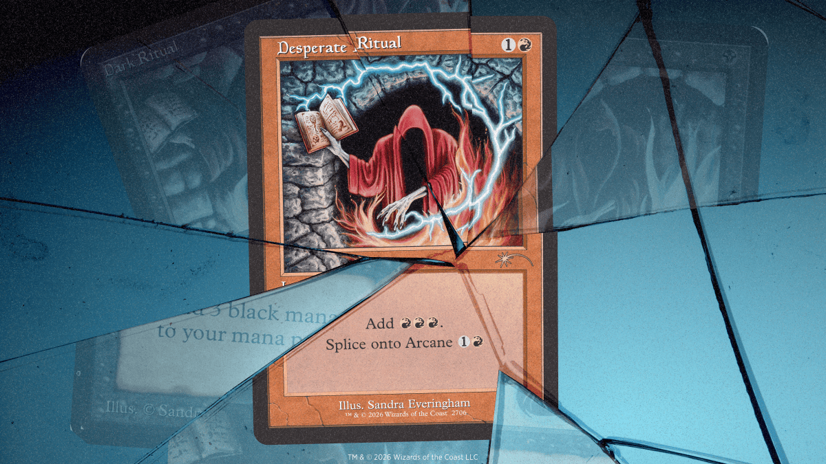 MTGSecretLair's tweet photo. You’re not seeing double. Four Magic artists took four of their own classic compositions through Jace’s Echoverse, and each one came out as something new. See what came out the other side when Duality Distorted arrives in the Chaos Vault, coming soon. https://t.co/cgXhciD7M6