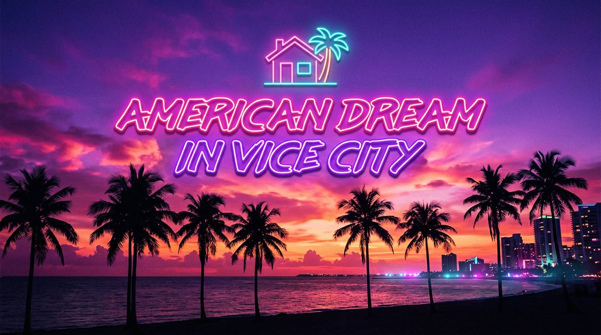 Sayan_Mirage's tweet photo. 🏠 GTA VI NEWS: Rockstar's narrative chief says the game treats the American Dream as shrunken: just owning a home, loans paid off, and even that feels out of reach. Set in Vice City. Honestly, this satire might hit hardest. #GTA6 https://t.co/bC6ozCLUz2 https://t.co/cUw24fF5Kf