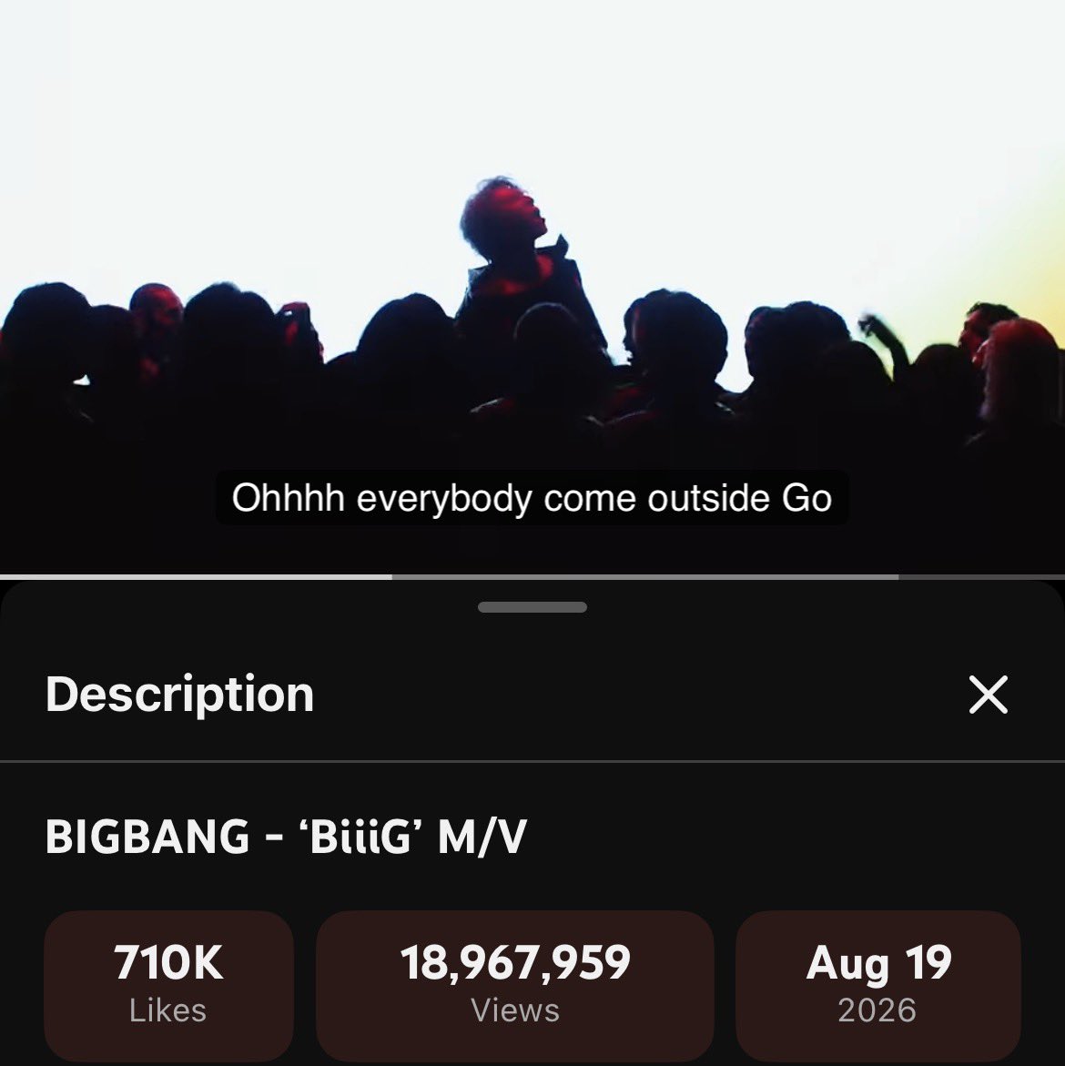 justgyong's tweet photo. Ohh, everybody come outside and stream BiiiG to 20M! Vote #BIGBANG #2026MAMAVOTE

https://t.co/mIs0a1sFwA… https://t.co/ARQGbZazEp