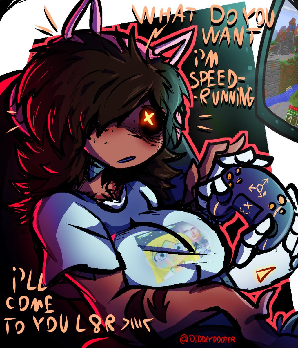 autismdrone's tweet photo. 🗡: whaaaat? Can't you see that i'm speed running? https://t.co/LvtmbkN3hH