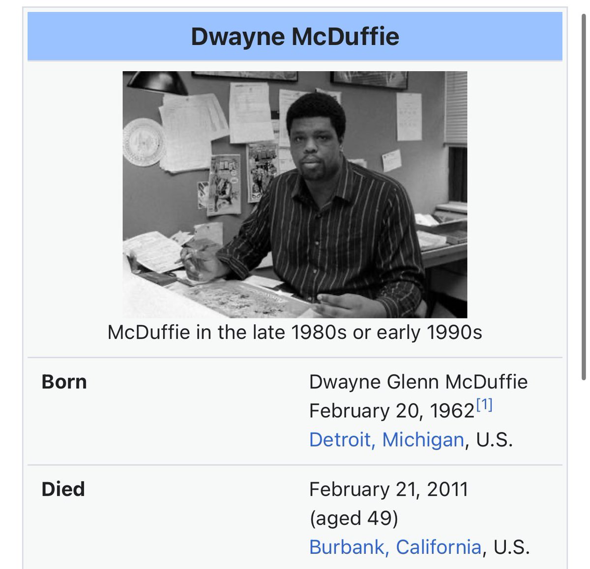 studiopillboy's tweet photo. Lazy engagement farming. Dwayne passed away a day after his 49th birthday in February.
What’s more disrespectful, using his death for clicks? Or knowing Google is free and still getting it wrong https://t.co/CGBrmpr8LK