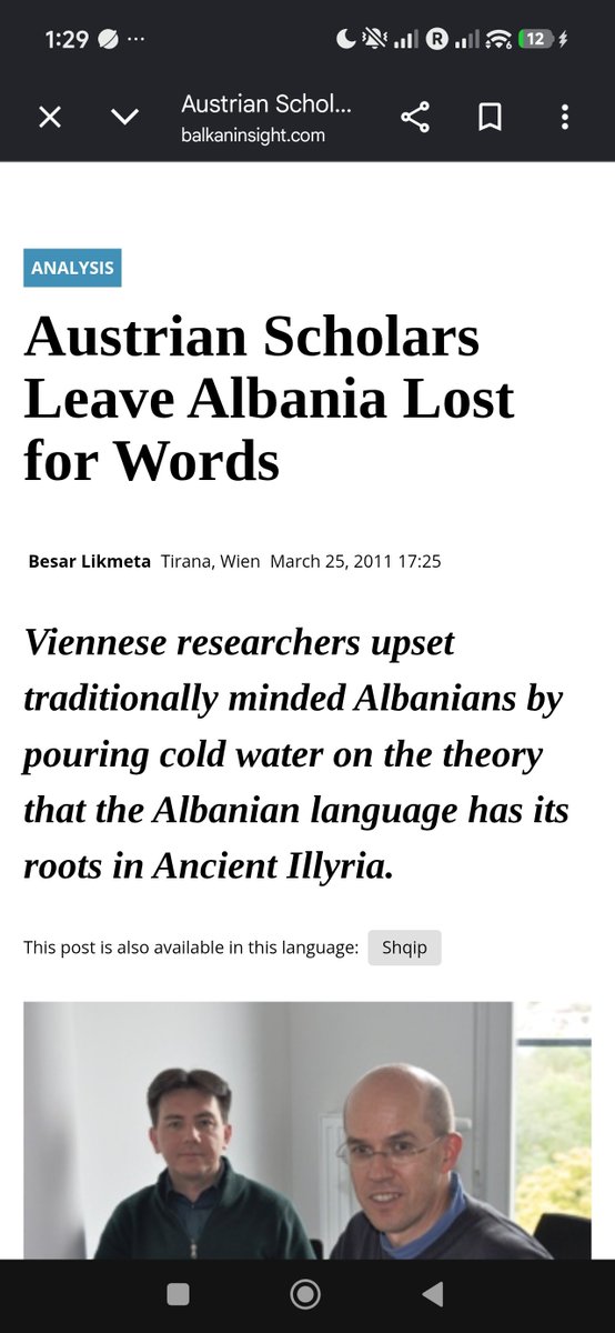 aristhetop's tweet photo. Austrian scholar Joachim Matzinger, proved through linguistics that Albanian neither are autochthonous, nor do they have any connection to illyrians, Greeks or Thracians, rather they come from Romania area. https://t.co/BIjbYdrIRt