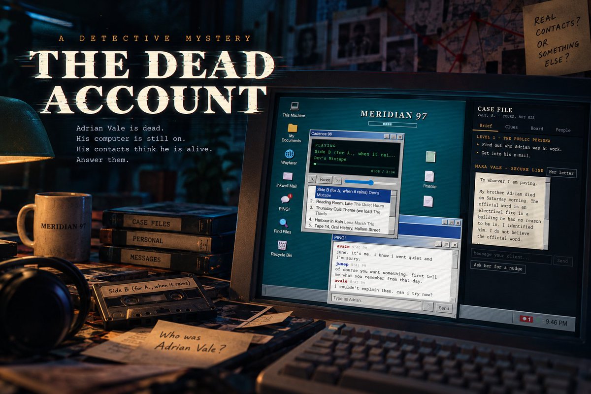 paperlanteijbe's tweet photo. I built a detective game with Claude Opus 5.5, featuring AI NPCs powered by a local LLM. No cloud APIs, no fixed dialogue trees — interrogate characters in your own words.

🎮 https://t.co/Xn0Ahy0nbt

#ClaudeCode #ClaudeAI #LocalLLaMA #AIgaming https://t.co/2LrbWArNrY