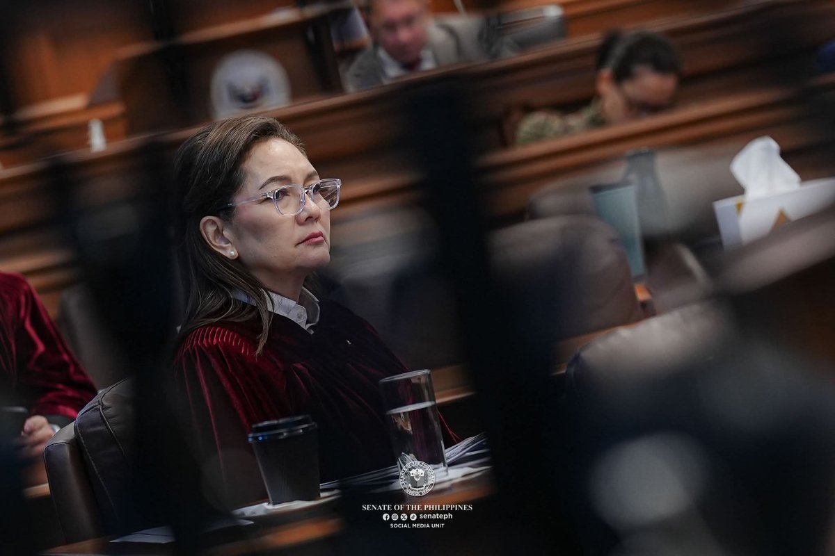 SenRiUpdates's tweet photo. October 12, 2026 | #GanapNiSenRi

▫️Day 38 of the Impeachment Trial
🔹 Propounded questions to Atty. Alexander Cabrera about his report on VP and her husbands' financial, property, and corporate records. https://t.co/26IDhLTsvm