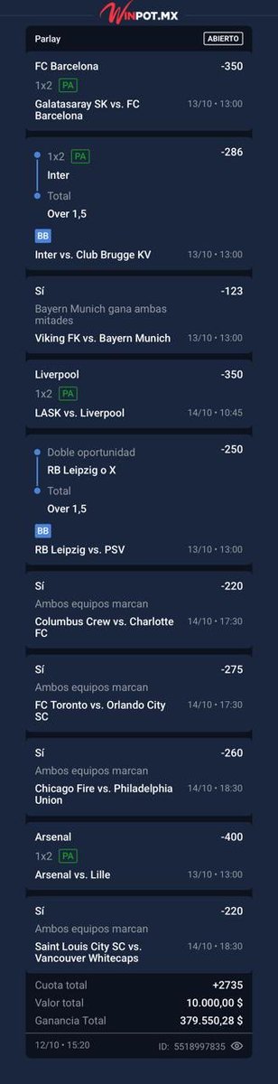 DiegoMelendezR1's tweet photo. 🔥🔥 ¡VAMOS FUERTE CON ESTE PARLAY! 🔥🔥

Personalmente voy con $10,000 PESOS en esta jugada. 💰

Me encanta cómo está armado, le tengo mucha confianza y hoy voy con todo el ánimo de sacar un buen resultado.

¡VAMOS TODOS JUNTOS POR ESE VERDE! 🍀💚🔥

Compartaaaaaaan

Ojo y no es dinero del monopoly!