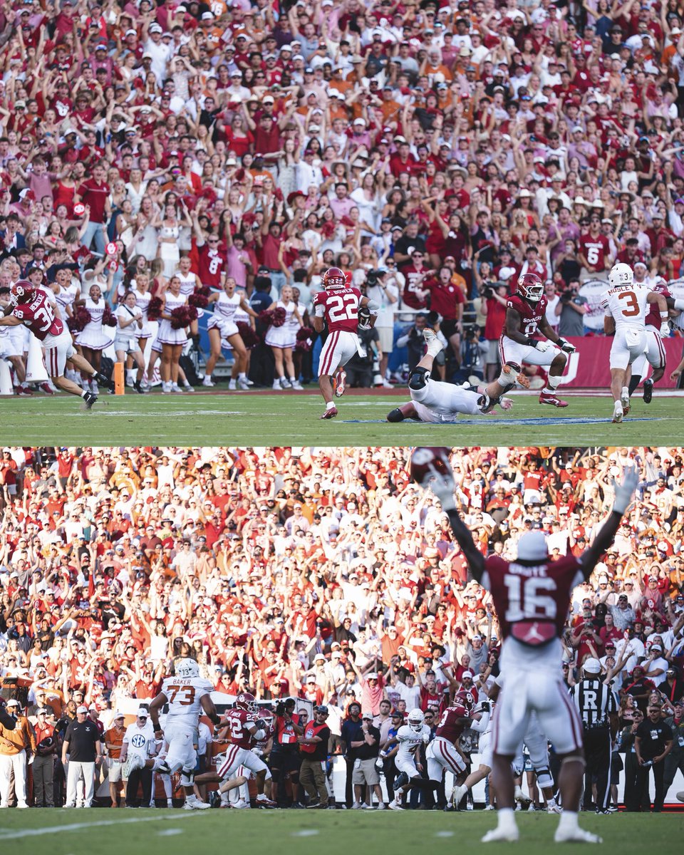 OU_Football's tweet photo. Through the Lens ๐ธ | Week 06 vs. Texas
Full Gallery ยป https://t.co/MGb8Nez9n3 https://t.co/IDqtZEEzmV
