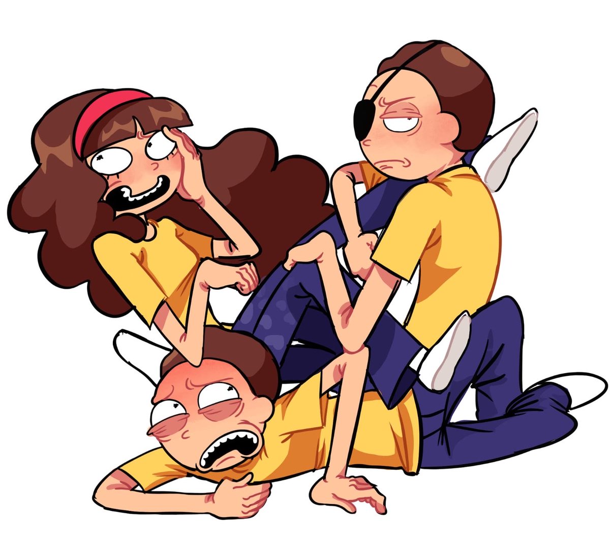 mknnzzzz's tweet photo. My bsf helped me finish this cs I can’t color for shi n I got lazy  #rickandmorty https://t.co/AA62ryRv7f