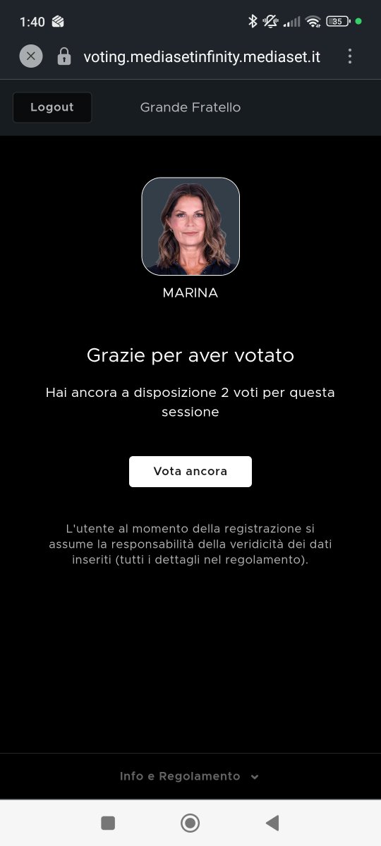 VALE70942077's tweet photo. I miei voti vanno a Marina una che nn si nasconde che la stanno appellando in tutti i modi e sta lì che va avanti senza fare la vittima come fanno gli altri 
Lei deve rimanere in questo programma nn ci sono altre alternative
#gfvip https://t.co/y1lRWjUJBQ