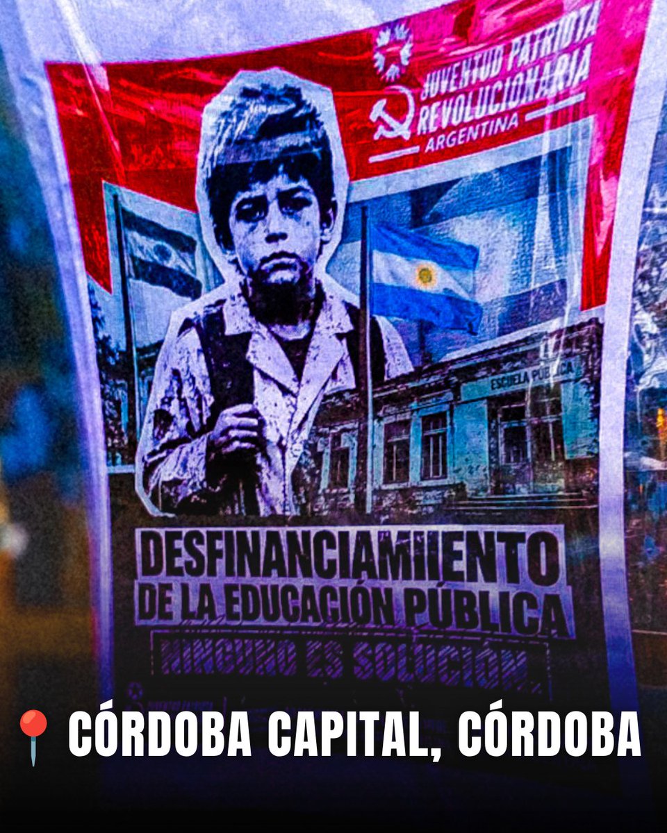 jprargentina_'s tweet photo. 📍 Ni el frío ni las precipitaciones detienen a la JPR Argentina en Córdoba Capital, Córdoba. Copando los muros de la ciudad en defensa de la educación pública y llamando a marchar el 15, el mensaje es claro: ya nadie le cree al Frente de Izquierda, estos se vendieron a Milei. https://t.co/16S8nTjujR