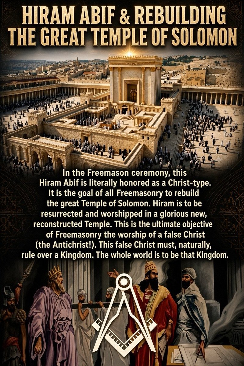 jbulldogs4's tweet photo. Hiram Abif &amp; rebuilding the great Temple of Solomon https://t.co/oCGWQHcHe9