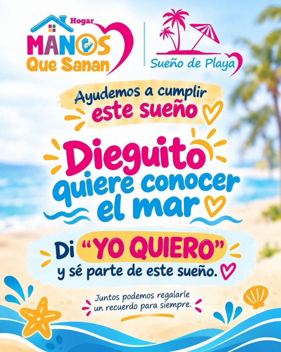manosquesanan's tweet photo. Tras muchas quimios y días difíciles, Dieguito inicia una nueva etapa. ❤️ Hoy no espera una cita médica, sino ¡conocer el mar por primera vez! 🌊🥹
​💬 Comenta "YO QUIERO" y ayúdanos a hacer posibles más historias como la suya. 💗
​#SueñoDePlaya #CumpliendoSueños https://t.co/ipg1sRLBPw