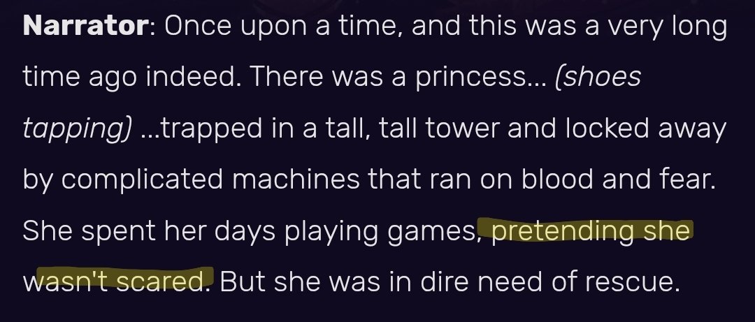 curtainc4st's tweet photo. Also, not to be captain obvious here, but the opening narration of the pilot is framed to trick you into thinking "the princess" is Olivia... But I'm not too certain it's untrue. https://t.co/DTbKFwC4GA