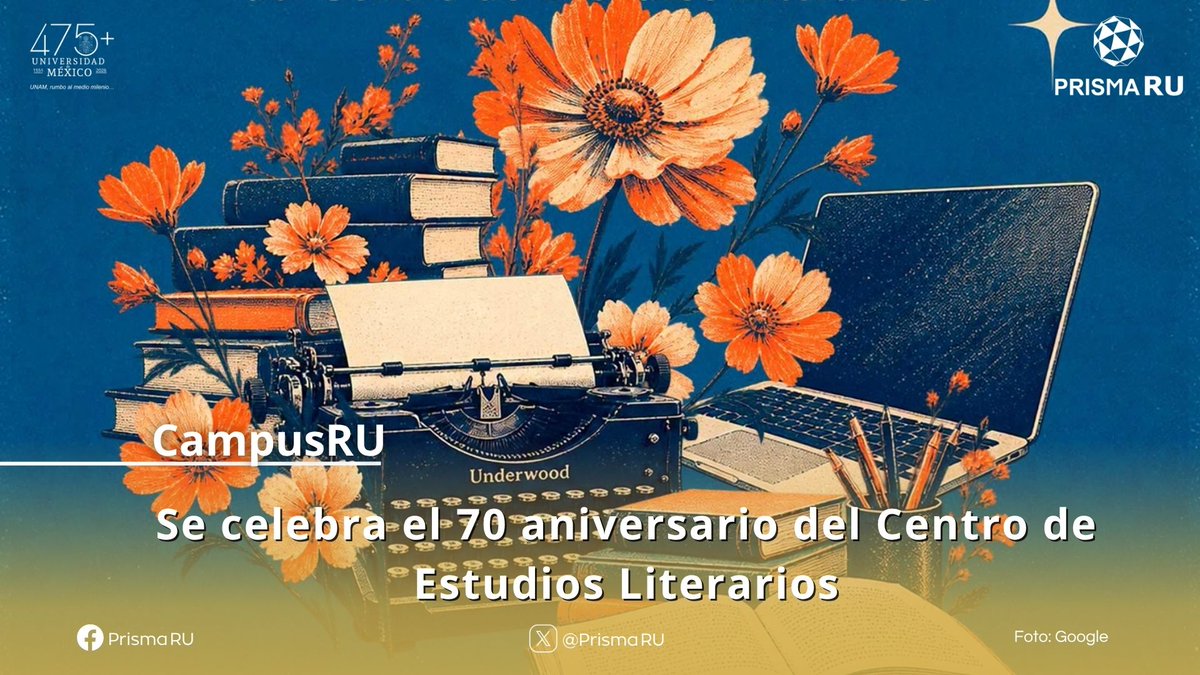 PrismaRU's tweet photo. 💠 Se celebra el 70 aniversario del Centro de Estudios Literarios (@IIFL_UNAM) | Nuestra compañera Dulce García (@DulceGarcia007) nos comparte la información.
#RelatamosAlMundo🌎 #RadioUNAM 96.1 FM 📻 https://t.co/LAJL4mthry