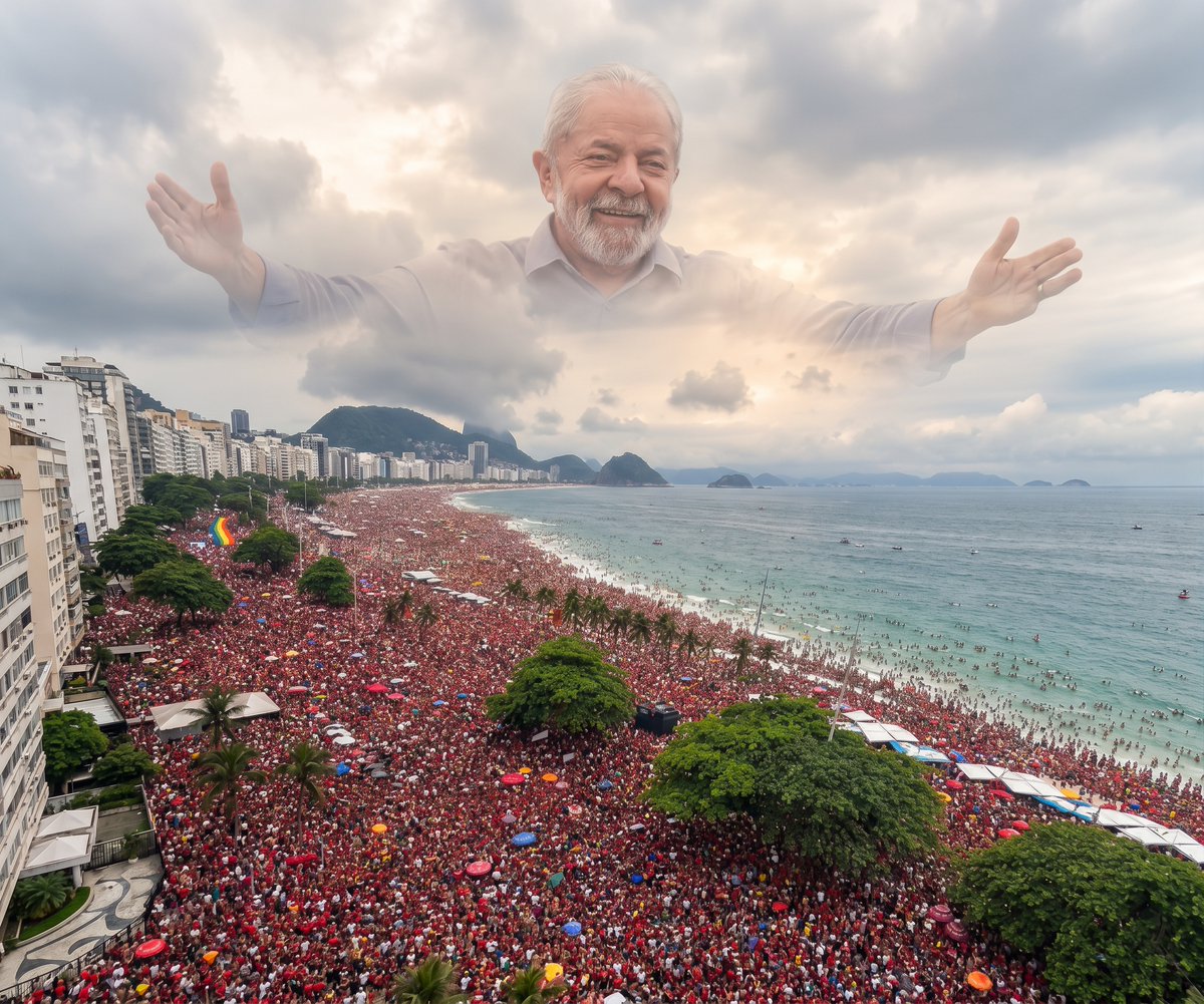 EdAmorim3's tweet photo. @BacurauA Copacabana GIGANTE rumo a vitória de LULA! https://t.co/dHAuwy1vk0