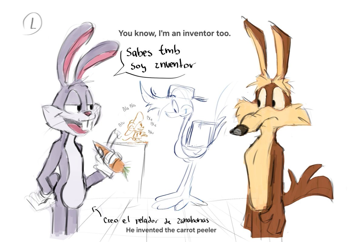 kuii_gll's tweet photo. No me resisti 🤑 mi intento de hacer el estilo de tlts #looneytunes  #wilerunner #wileroad #wileecoyote #roadrunner #bugsbunny #TLTS #THELOONEYTUNESSHOW https://t.co/lRJfSFa1nV