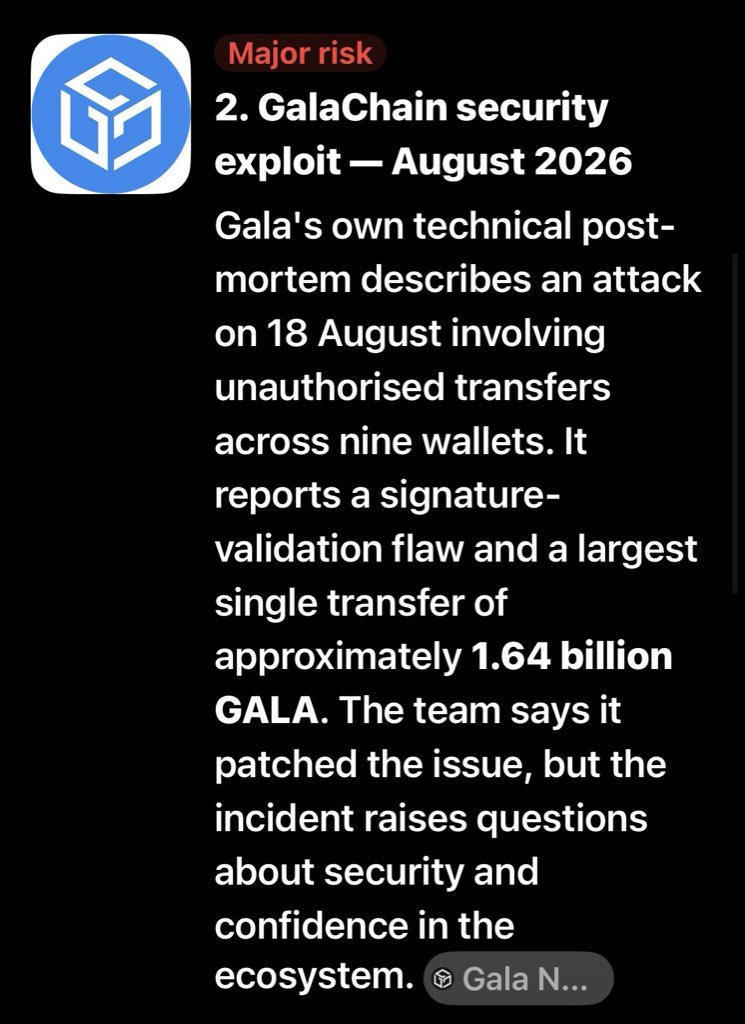 blackhack33's tweet photo. @GoGalaGames looks like $gala ain’t looking to healthy think she’s needs antibiotics  or a tag @binance 😂👇 https://t.co/7LEbbaw3hO