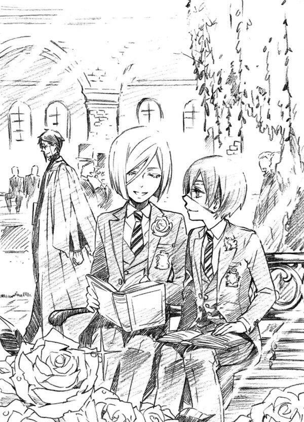 Phantomastre_'s tweet photo. What I like about the "fake persona" that O!Ciel puts on when he goes on a mission undercover is that what we're looking at didn't use to be fake. He used to be a gentle and caring kid until trauma took him over, but deep down I believe there's still remnants of that side of him. https://t.co/BGffUIi4DC
