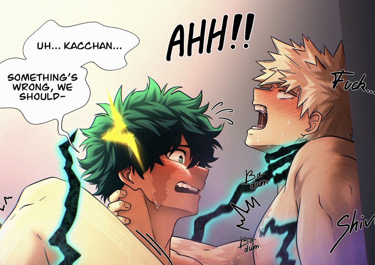 brocolimight's tweet photo. Day 12 - Edgeplay
Collab with the incredibly talented @NyxDrawhine ✨ 

Near-death experience -> Katsuki’s heart is beating so hard that it activated Izuku’s danger sense… 

#dekubaku #kinktober https://t.co/AteahJedMg