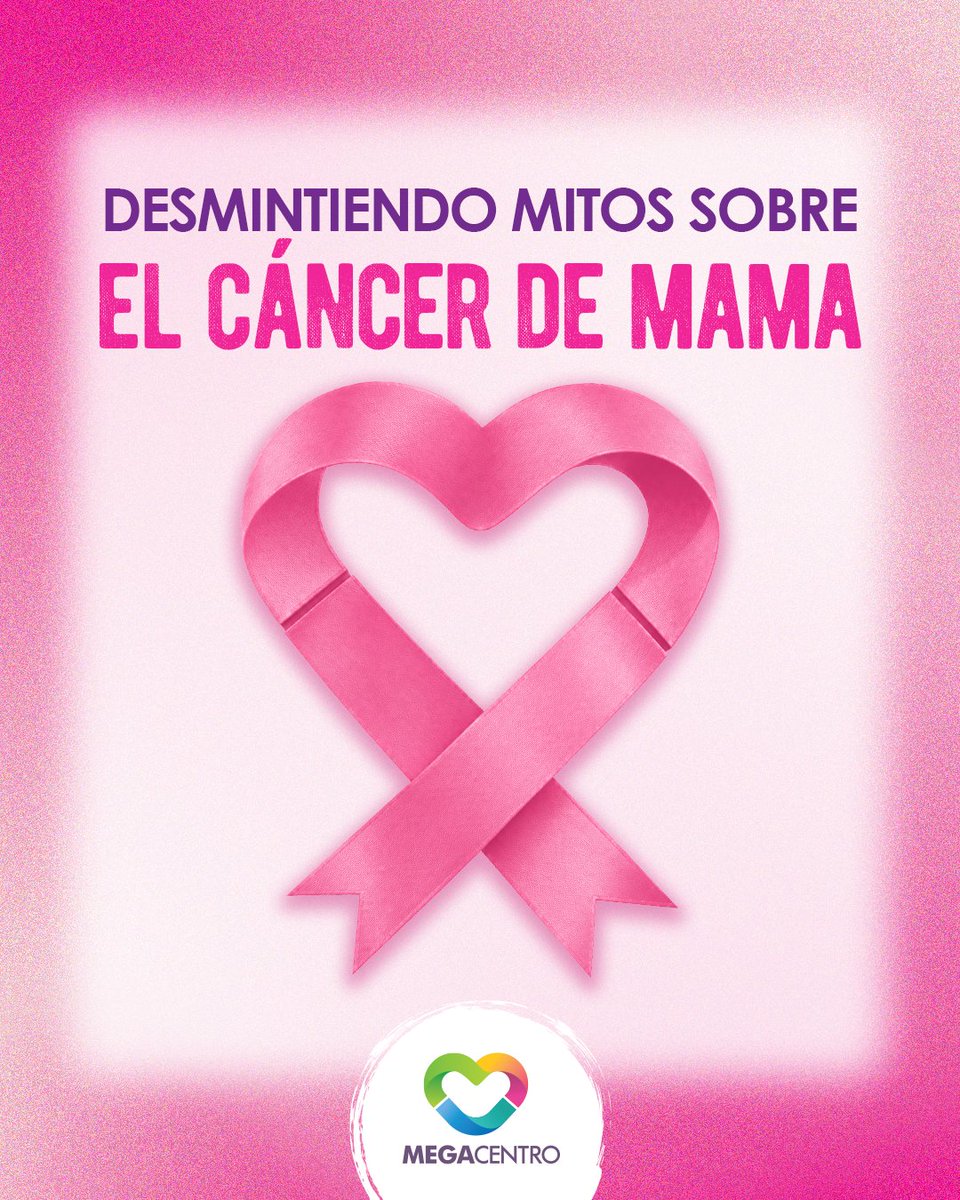 MegacentroRD's tweet photo. Muchas veces los mitos nos hacen posponer decisiones importantes sobre nuestra salud.

Este mes de octubre, tómate un momento para agendar tu revisión. La prevención a tiempo hace la diferencia. 💗
Mito #1 

#Megacentro https://t.co/ZfXLFi2jDl