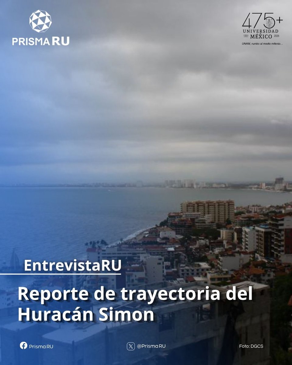 PrismaRU's tweet photo. 🔴 #AlAire | Reporte del Huracán Simon
Hoy en #EntrevistaRU | Nos acompaña Carolina Gómez Aguiñaga (@CarolinaGomezA), periodista en Puerto Vallarta, Jalisco y Nayarit, quien conversa con nuestra conductora @deyanira_moran.
#RelatamosAlMundo🌎 #RadioUNAM 96.1 FM 📻 https://t.co/lGhR4hFzbn