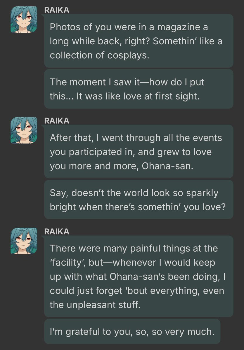 clockyhorse's tweet photo. Aghghg the moment Raika fell for Yume… she was his escape from the pain of the facility ☹️☹️ My RaiYume ☹️☹️ https://t.co/2bmwKrgF6c