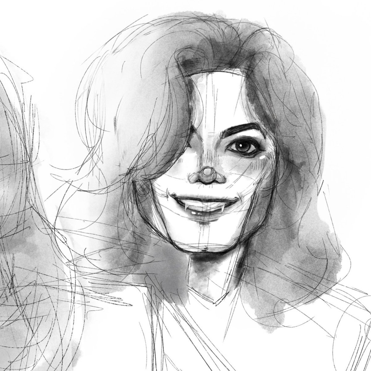 melanchoriley's tweet photo. (vamp👀) michael sketches!! maybe i’ll render these soon #mjart https://t.co/FhHRyspJaU