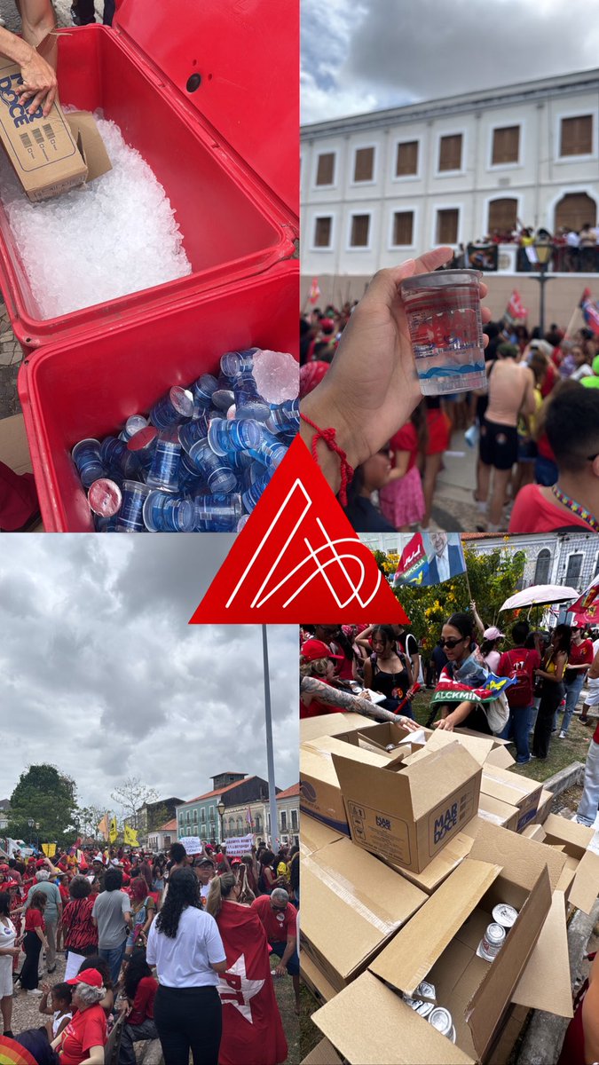 tubaraodosm's tweet photo. Vocês sabiam que quem garantiu a hidratação dos  jovens ontem no evento nem pai nem filho, foi o nosso vice governador @FelipeCCamarao 
Mesmo longe, ficou preocupado e garantiu o bem estar dos jovens que lutam contra o facismo
#SOLDADOSDELULA https://t.co/4GiYkd5tYK