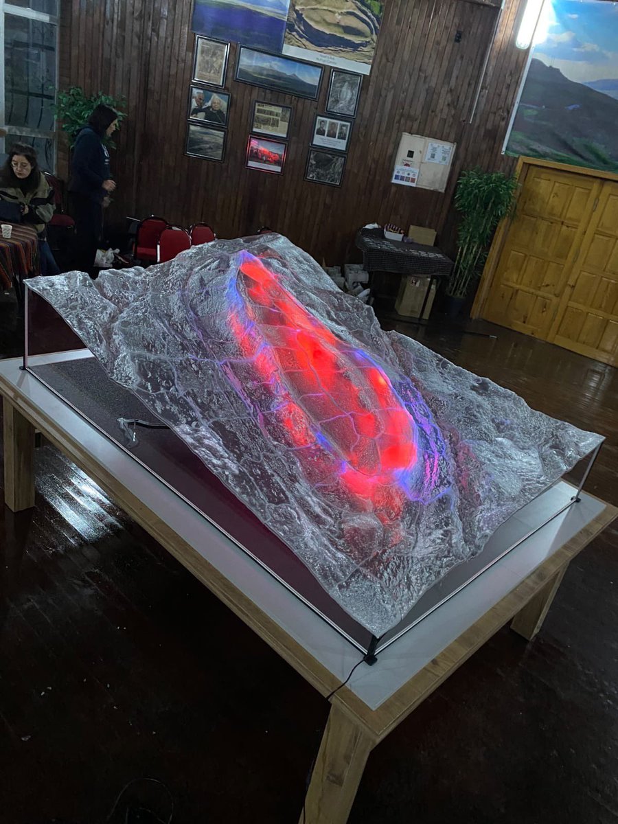 noahsarkscans's tweet photo. A 3d scale model of the Ark as it currently rests has been completed! This model was built using the GPR Data taken at the site. 

A huge thank you to Field Tech for helping us build out this very important 3D display. https://t.co/j9ld5MHQh7