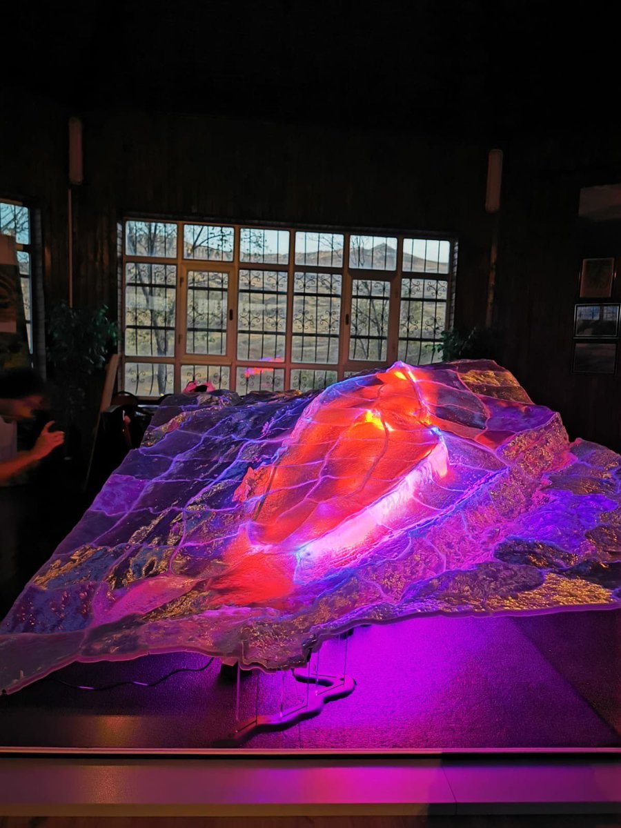 noahsarkscans's tweet photo. A 3d scale model of the Ark as it currently rests has been completed! This model was built using the GPR Data taken at the site. 

A huge thank you to Field Tech for helping us build out this very important 3D display. https://t.co/j9ld5MHQh7