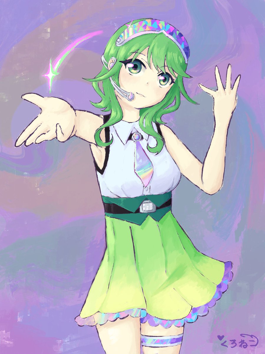 ghostkat99's tweet photo. グミ 💚
#Gumi #Megpoid #Vocaloid7 https://t.co/Q2GyPwSl3N