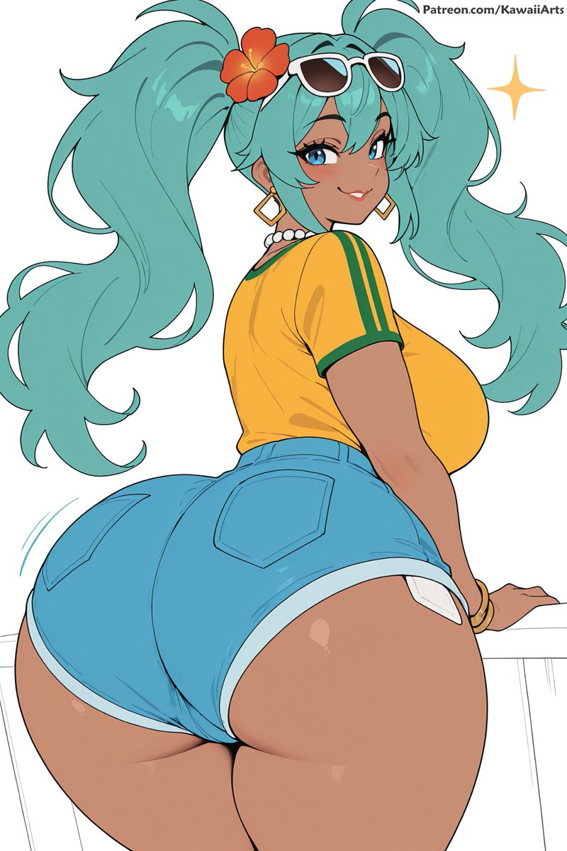 KawaiiLoVu1's tweet photo. Brazilian Miku | SFW https://t.co/1HewAi9p6q