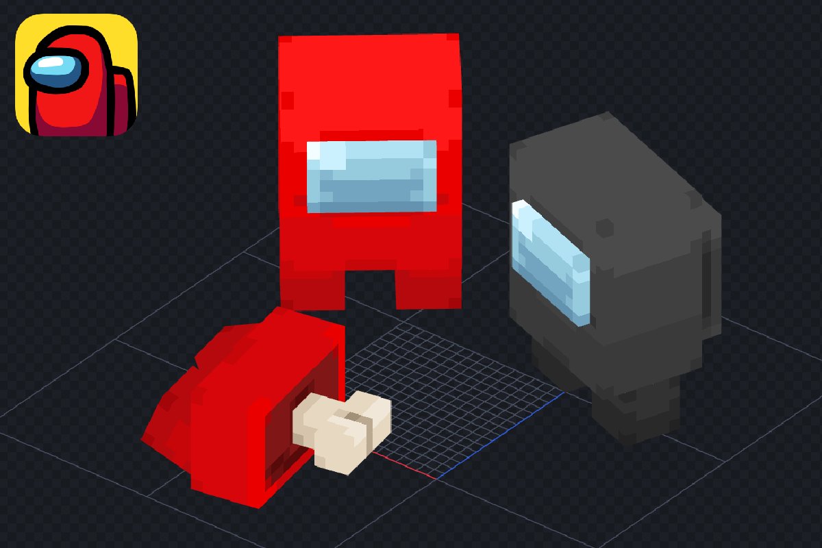 wBlasmer's tweet photo. When the impostor is SUS 👀
#minecraft #blockbench #amongus https://t.co/aMwgqsgwP4
