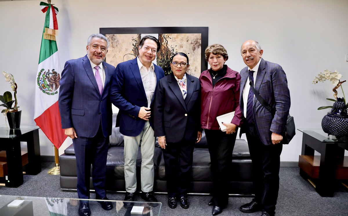 rosaicela_'s tweet photo. Este lunes evaluamos los avances del Plan Integral de la Zona Oriente del #Edomex, junto con la gobernadora @delfinagomeza; el secretario de Educación Pública, @mario_delgado, así como con 10 presidentas y presidentes municipales. 🇲🇽 @Claudiashein @A_QuinteroMX @horacioduarteo @Xochitl65314968 @azucenacisneros @FelipeArvizu_ @_MarthaGuerrero @isaacsolar @Adolfo_Cerqueda @NazarioGtzMX @raciel_perezc @AlanVelascoMX