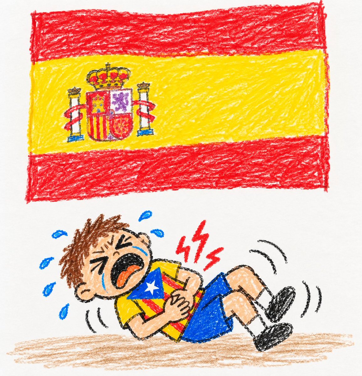 uniondebrigadas's tweet photo. Las banderas de España en Paseo de Gracia han producido incontables dolores de barriga.
Pobres desgraciados,vivir así, ignorantes y engañados . https://t.co/bBef4IXhHX