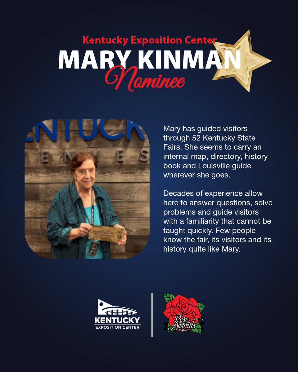KyVenues's tweet photo. Congratulations to Mary Kinman (Behind the Scenes Category) and Skyler Jenkins (Event Services Category) for being nominated for the 2026 Louisville ROSE Awards! 👏

Voting is now open through Oct. 16. Visit https://t.co/dMLOSeeH3W to cast your vote! https://t.co/3XyBWFeYTf