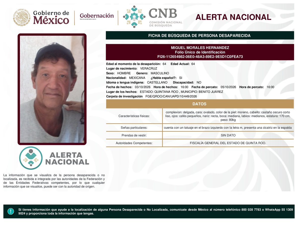 TelefonicaMX's tweet photo. Nos sumamos a la búsqueda de personas desaparecidas https://t.co/DpLylUB421