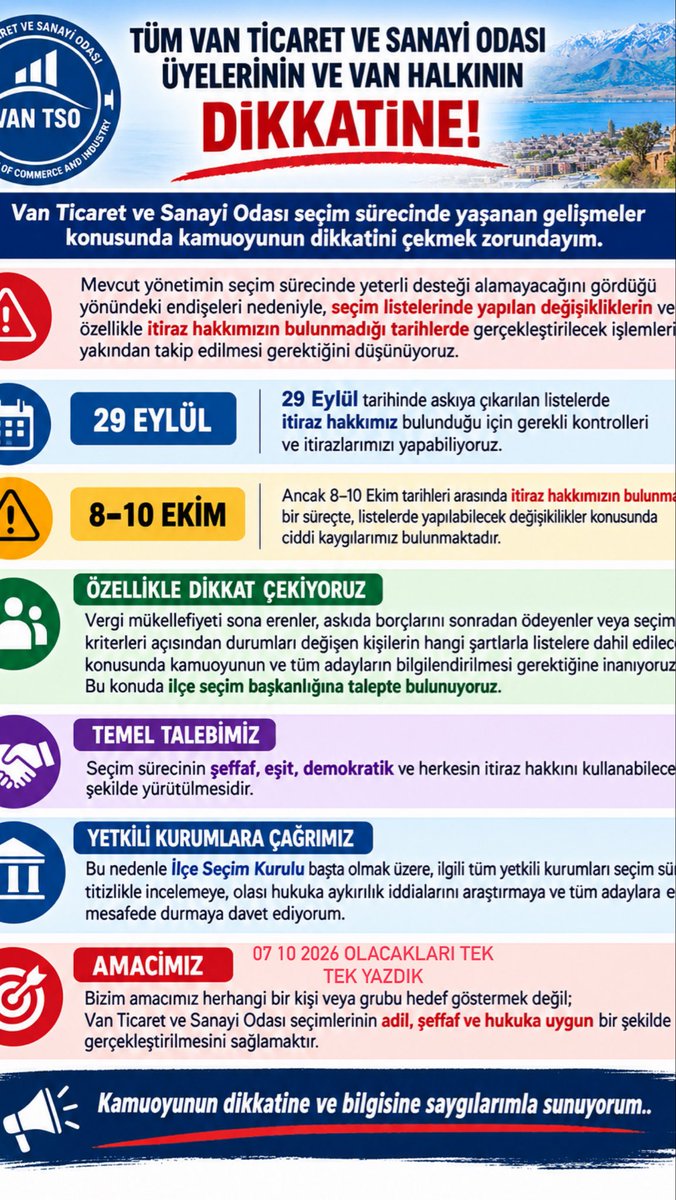 zahirkandas's tweet photo. Bazı insanlar gerçekten halkı ve tüccarları ne zannediyor, insanları ne yerine koyuyor, anlamak mümkün değil! Haddi aşmakta sınır tanımıyorlar!

Her şey ortada; belgeli, senetli, tapulu… Devletin yargısı ve adaleti önünde hesap verilmesi gereken konular varken, kurumsal odayı babalarının ofisi gibi kullanarak görevlerini yerine getirmeyen, yargının verdiği süreleri hiçe sayan, yargı kararlarını önemsemeyen ve binlerce insanı mağdur etmekten çekinmeyen kişiler, çıkıp sağa sola hadlerini aşan yazılar yazıyor. 🌑😎

Hesap verilmesi gereken konular ortadayken hâlâ başka şeyler konuşmak, başka gündemler oluşturmaya çalışmak nasıl bir anlayıştır? İnsan gerçekten bu kadar yüzsüz olabilir mi? Anlamakta güçlük çekiyoruz.

Biz bu olaylar yaşanmadan önce sosyal medya hesaplarımızdan konuyu açık ve net bir şekilde açıkladık. Tek tek yazdık, olacakları açıkça ifade ettik. Nitekim söylediklerimiz aynı şekilde gerçekleşti. Peki, şimdi buna neye dayanarak itiraz edelim Allah aşkına? Rabbim şahittir, her şeyi açıkça yazdık. Bu nasıl bir anlayış, bu nasıl bir sorumluluktur?

İnsanın biraz vicdanı, biraz utanması, biraz da sorumluluk duygusu olmalı. Kaç seçimdir bu tür rezillikler yaşanıyor. Ancak ne yazık ki sanki bu odayı başkaları yönetiyormuş gibi davranılıyor.

Yanlış ortadaysa yanlışı kabul etmek, hata yapılmışsa hesabını vermek gerekir. Gerçekleri başka sözlerle örtmeye çalışmak kimseyi haklı çıkarmaz. Tabii ki bu sözler, hak ve hukuk bilen insanlar içindir.

Bir de kendini bilmez bazı kişiler var garibanın emeğinin hakkını vermeyenler var. Gençleri, çocukları çalıştırıp asgari ücretin altında ücret ödeyenler, bile yazı yaza biliyorlar yüzlere bak sonra da hiçbir şey olmamış gibi çıkıp konuşanlar var. Peki, sizin vicdanınız nerede? Emeğin hakkını vermek, insanın alın terine saygı duymak büyüdür.,? ) 🗣😎

Bu memleket hepimizin. Halkın aklıyla, emeğiyle ve sabrıyla kimse alay etmesin. Hiç kimse kendisini hukukun üstünde, halkı da gerçeği göremeyecek kadar saf zannetmesin.

Unutulmasın ki makamlar geçicidir, para geçicidir, güç geçicidir. Ama insanın karakteri, vicdanı ve geride bıraktığı iz kalıcıdır.

Herkes kendine yakışanı yapar. Bizim beklentimiz; adaletin, dürüstlüğün, emeğe saygının ve insanlığın her şeyin üzerinde tutulmasıdır.

Van TSO gibi köklü bir kurumun, yaşanan tartışmalar ve ortaya atılan iddialar nedeniyle insanların güvenini zedeleyen bir noktaya gelmesi gerçekten üzücüdür. Her şeyin içinde bir usulsüzlük iddiasının gündeme gelmesi, bu kuruma yakışmayan bir tablodur. Bu nedenle yapılması gereken, iddialara sözle değil, belgelerle cevap vermek ve herkesin hukuk önünde hesap verebilmesini sağlamaktır.

Allah herkese vicdan, merhamet ve doğru yoldan ayrılmama iradesi versin. 🤲🏻