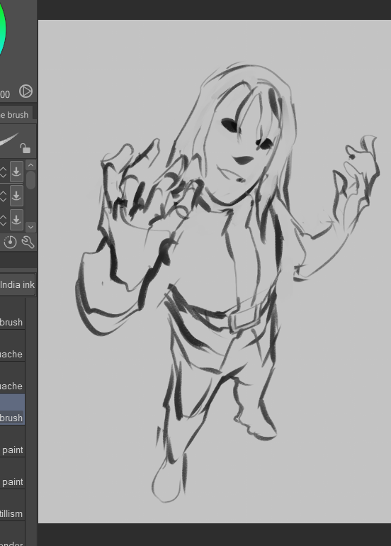 yougodoe's tweet photo. i always tell myself i didnt forget to screenshot the sketch bc i'm so fond of merging all the layers (i forgot his eyebrows until like the Final Painting Stuff) https://t.co/iJw3Ulakax