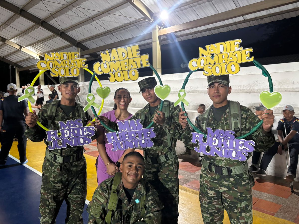 ejercito_cedoc's tweet photo. En el marco del mes de la Salud Mental, la Escuela Militar de Suboficiales Sargento Inocencio Chincá desarrolló espacios de orientación con más de 2000 alumnos. 

En este escenario se busca fortalecer habilidades para la vida, el manejo de las emociones, la gestión del estrés, la comunicación asertiva y la resolución de conflictos, promoviendo el autocuidado y las redes de apoyo como parte de su formación integral.

#SiempreFirmes