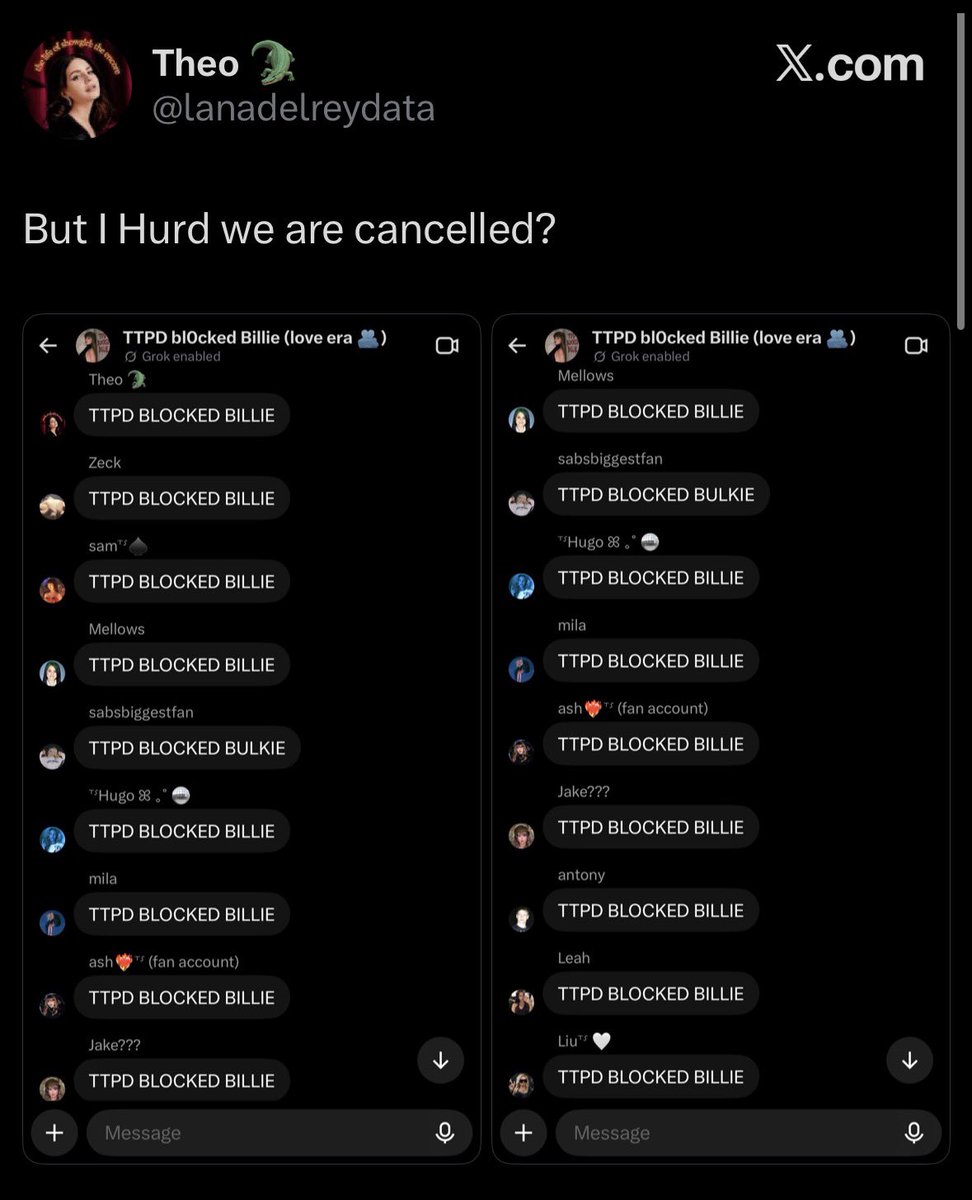 safetynetoutdid's tweet photo. I don’t even stan Billie but this is psycho behavior https://t.co/r7JL7PPcLq