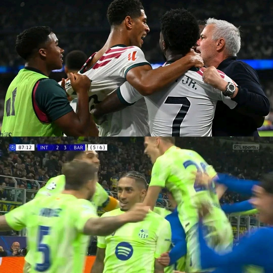 TrollFootball's tweet photo. Two meaningless celebrations https://t.co/ZfOaSsJ2Vc