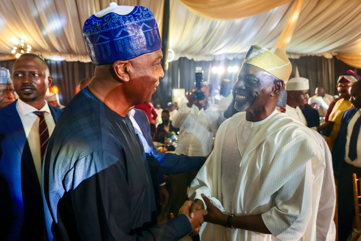 bukolasaraki's tweet photo. It is not every day you see a young man take silk, so I was especially glad to join Mohammed Adelodun at his investiture dinner this evening, just hours after he was sworn in as a Senior Advocate of Nigeria.

It has taken Mohammed years of hard work to get here. For any young Kwaran or Nigerian wondering whether the effort is worth it, I hope you look at him today and find a reason to keep going, even when progress feels slow.