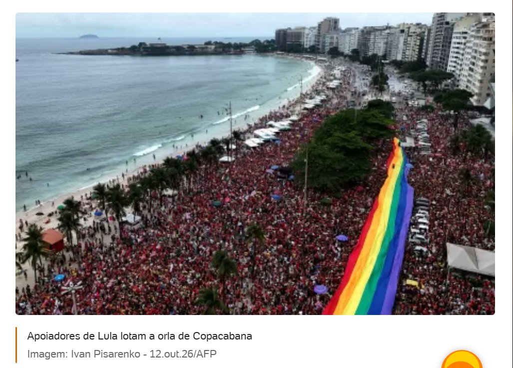 PauloSchiavon2's tweet photo. Sai da frente que a Tsunami pró Lula está passando. https://t.co/Hz3HPztfvG