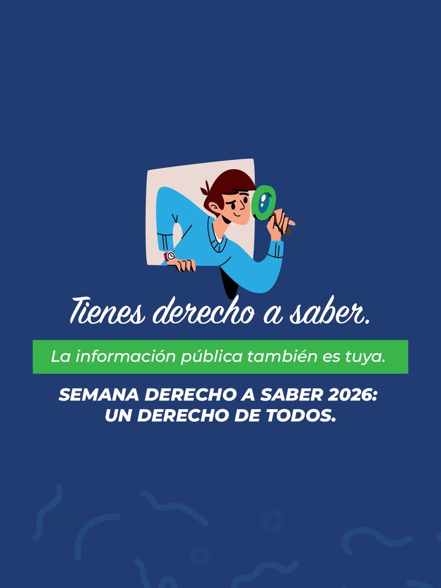 mivedrd's tweet photo. En el marco de la Semana Derecho a Saber 2026, desde el MIVED promovemos el conocimiento y el ejercicio del derecho de la ciudadanía a acceder a la información pública, una herramienta fundamental para la transparencia, la participación y el control social. 2/3 https://t.co/PJj1gavRQi