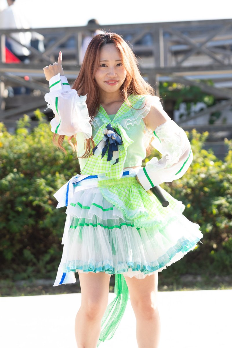 torahijinnzou's tweet photo. おはようございます☆
#明石城まつり2026 本丸御殿ステージ
#GreenNote @GN_idol2025
初見でしたが、カメラ目線ありがとうございます☆ https://t.co/vvJ2BTdNsU