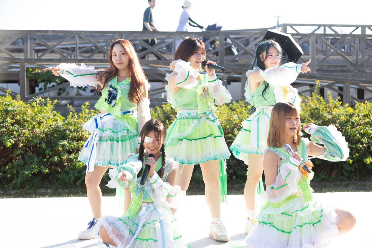 torahijinnzou's tweet photo. おはようございます☆
#明石城まつり2026 本丸御殿ステージ
#GreenNote @GN_idol2025
初見でしたが、カメラ目線ありがとうございます☆ https://t.co/vvJ2BTdNsU