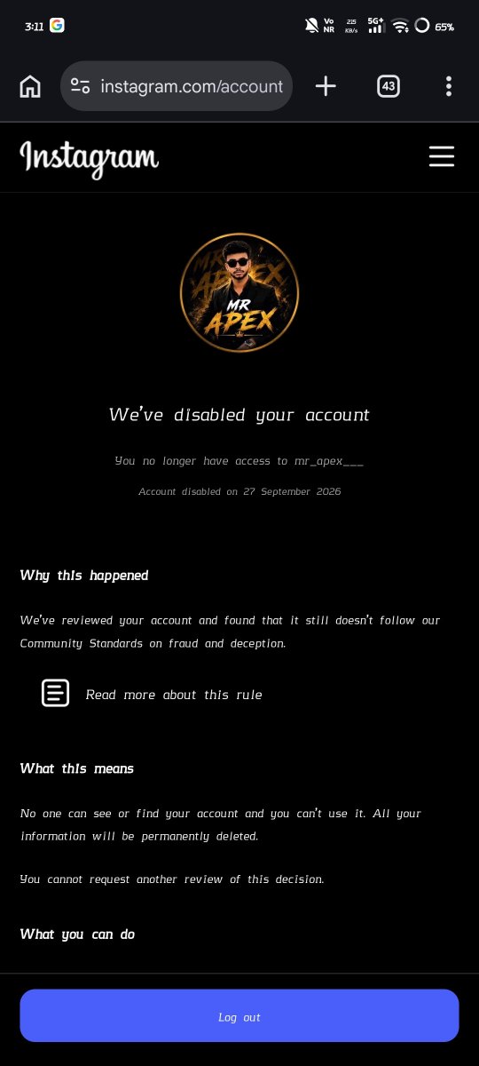 FahimOfficial79's tweet photo. @Meta @InstagramComms @Meta @instagram
@finkd "My IG @mr_apex___ disabled for Fraud and Deception by mistake (shayari content), Aadhaar blur caused verification fail, appeal option ended. Request review for India grievance @that_boy_fahim also affected."
Link: https://t.co/FOra2sbVJI https://t.co/dOZq7AZhBV