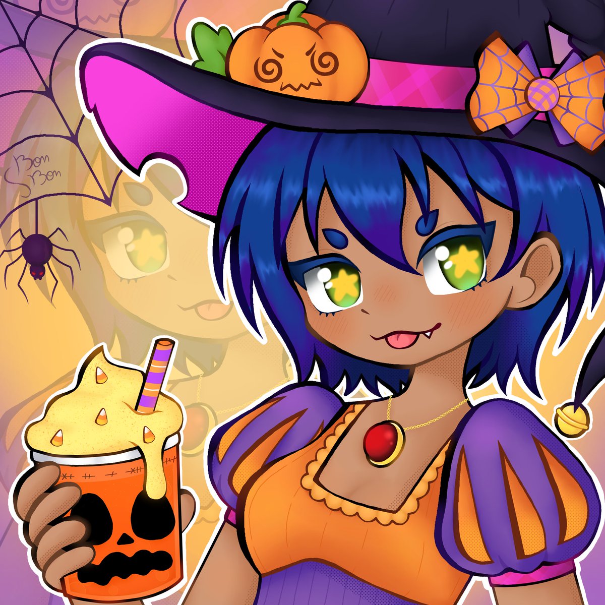 Bon1Bon0's tweet photo. 🎃💜 https://t.co/5YKxHjBsug