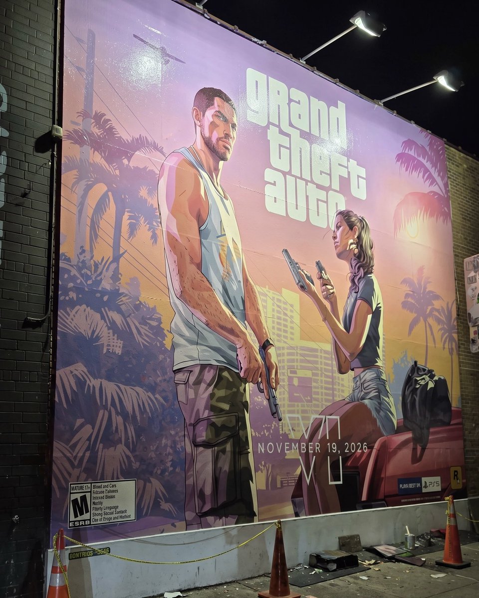 Shadegta6's tweet photo. Rockstar Games is reportedly spending at least $150 million on GTA 6 marketing.

The rollout already includes a $975K “Welcome to Vice City” rooftop sign at Kaseya Center, up to $1.2M in Miami advertising banners, and potential beachfront advertising worth up to $4M
#gta #gtavı https://t.co/uYmy5ReiUc