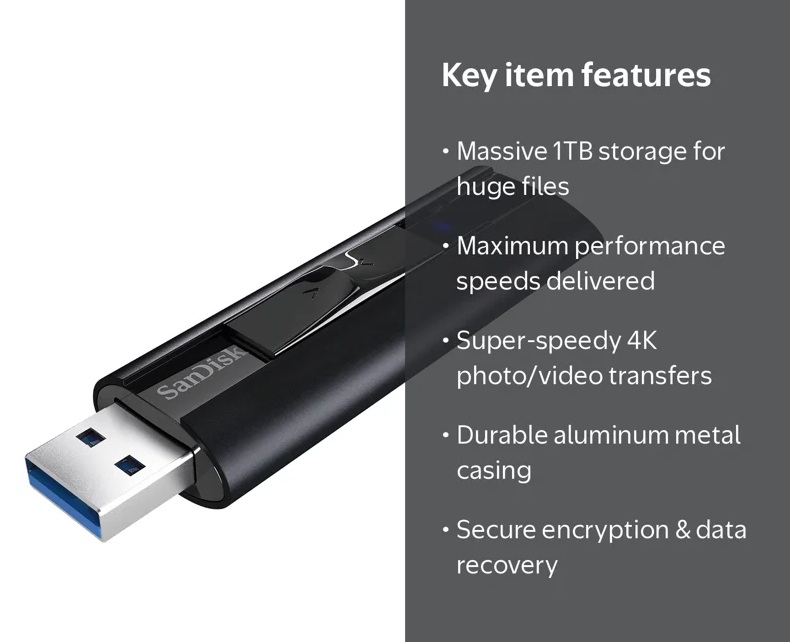 provantage's tweet photo. Check out this great open box deal! Custom built for people who need to move huge files fast, the SanDisk Extreme PRO® USB 3.2 Flash Drive delivers maximum performance so you can set your own pace. Save 43% while supplies last! https://t.co/Mu4xmsaMdm https://t.co/EDIEbE4GSD